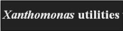 Xanthomonas utilities website